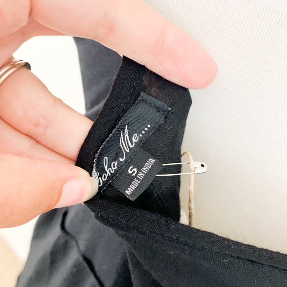 2/$25 Boho Me Front Embroidered Maxi Dress Small - Picture 7 of 7